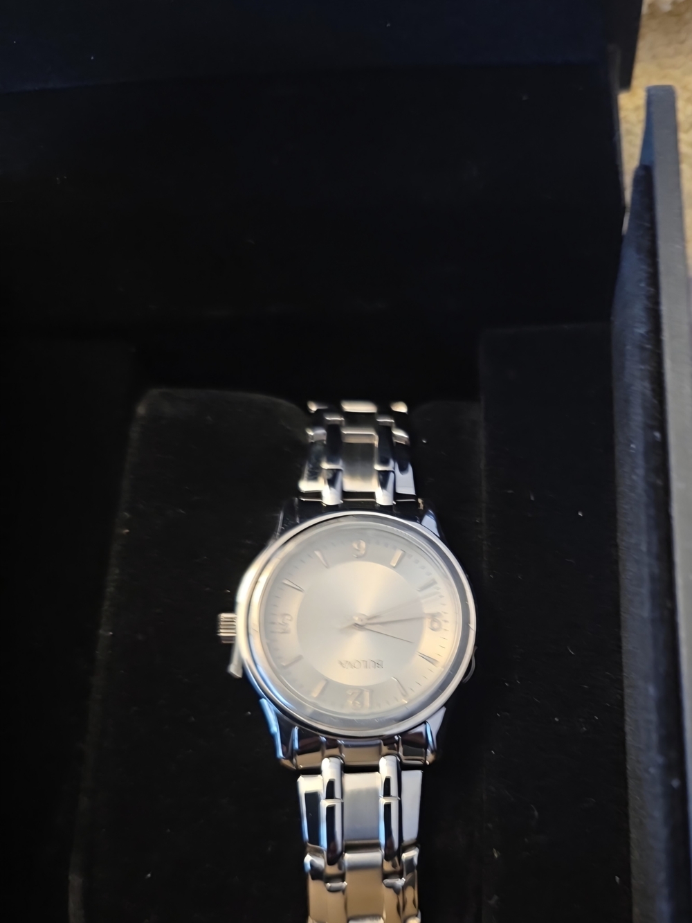 Bulova Silver Women's Stainless Steel Bracelet Watch